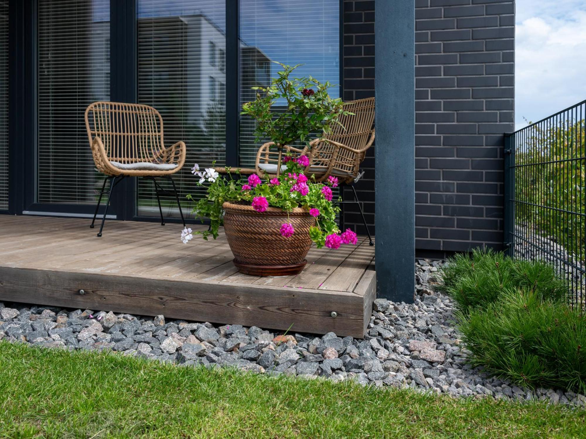D33 Vilnius - Brand New Luxury Apartment With Terrace, Garden, Ac And Parking Kültér fotó